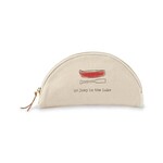 Mudpie Red Canoe Go Jump in the Lake Cosmetic Bag