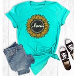 Way Down South Sunflower Nana Graphic T-Shirt