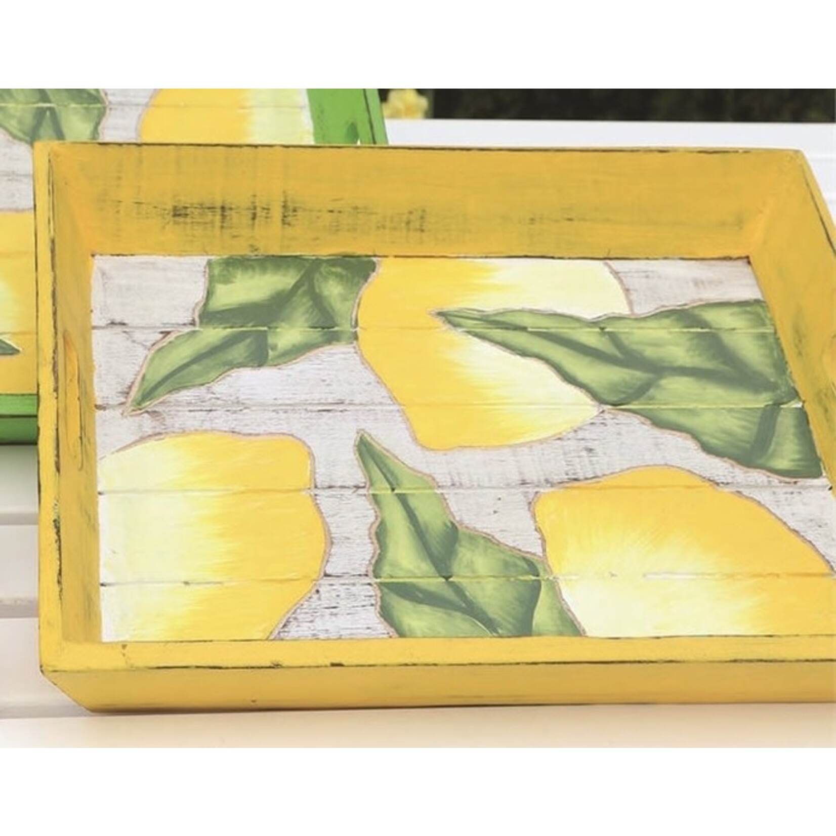 DEI Lemons Carved Tray