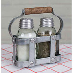 Colonial Tin Milk Crate Salt & Pepper Holder