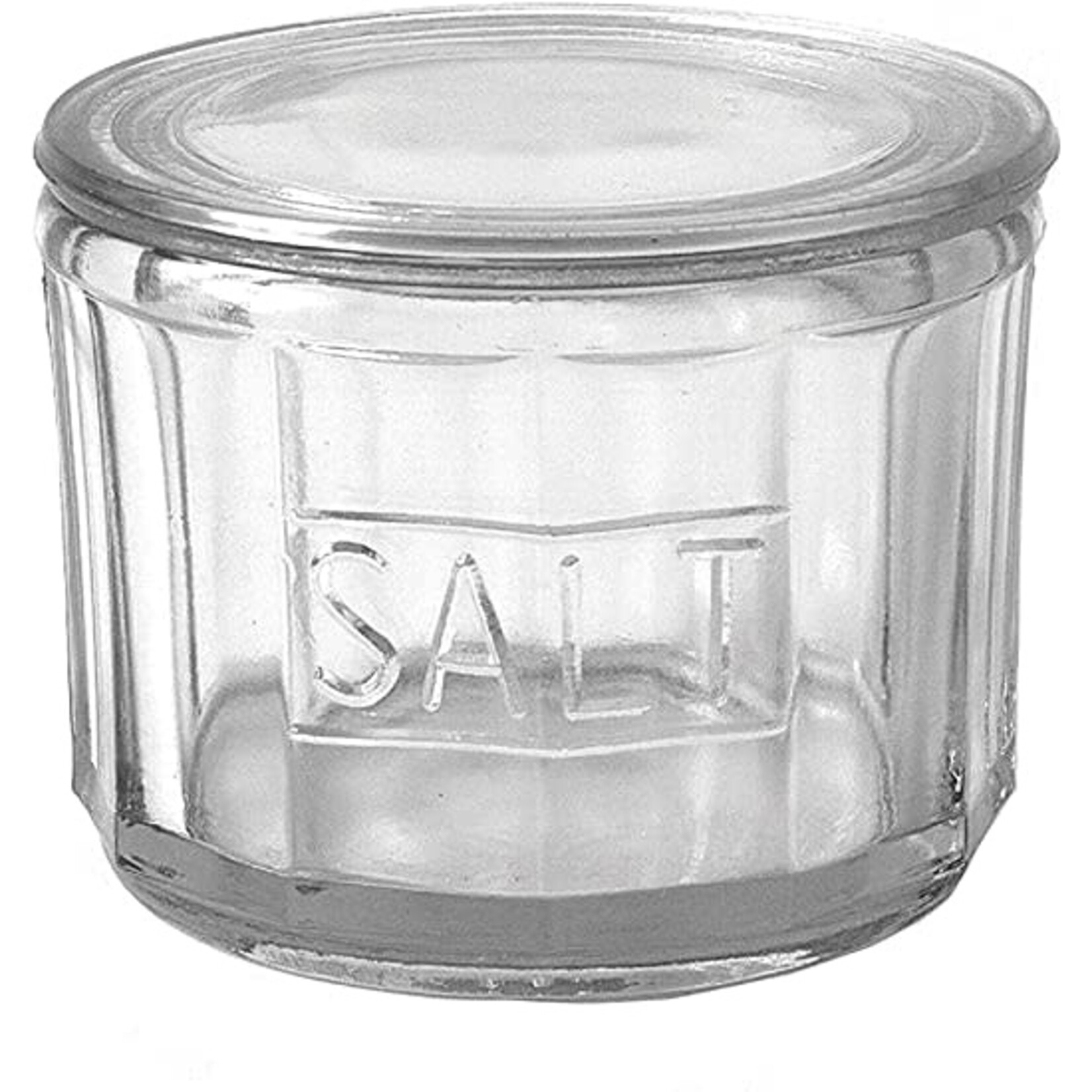 Creative Co-op Clear Glass Salt Cellar