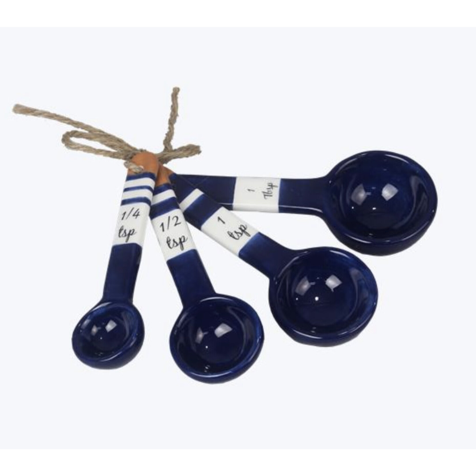 Youngs Ceramic Blue & White Measuring Spoons
