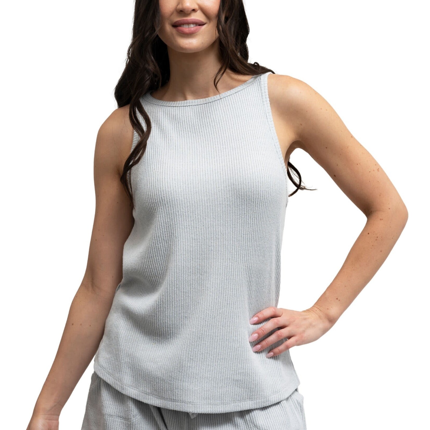 Hello Mello Hello Mello Cuddleblend Tank Gray
