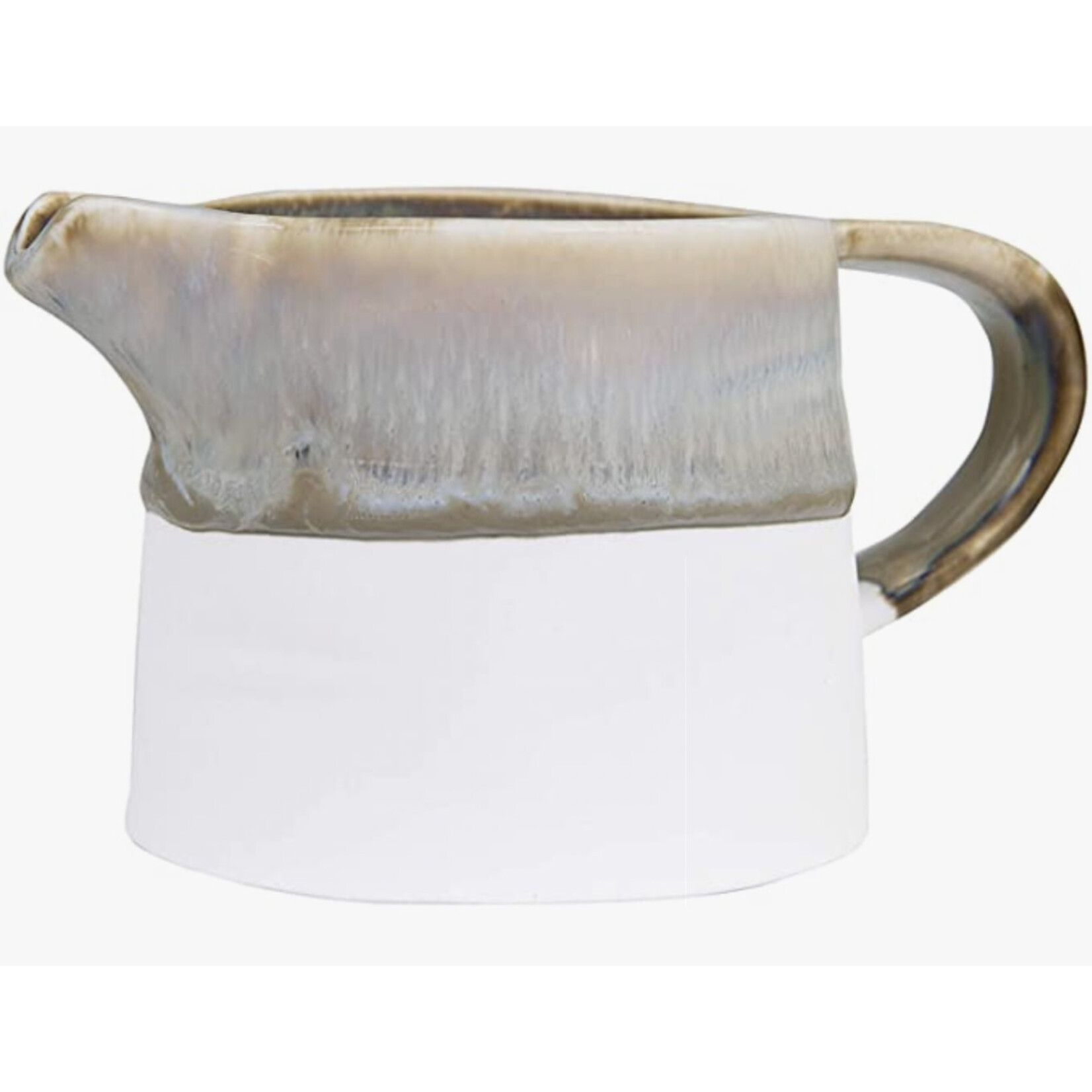 Creative Co-op Reactive Glaze Stoneware Creamer