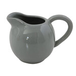 Creative Co-op Stoneware Creamer Cup, Gray