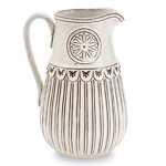 Mudpie Mudpie Fluted Terracotta Pitcher