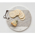 Creative Co-op Round Marble Cheese Board