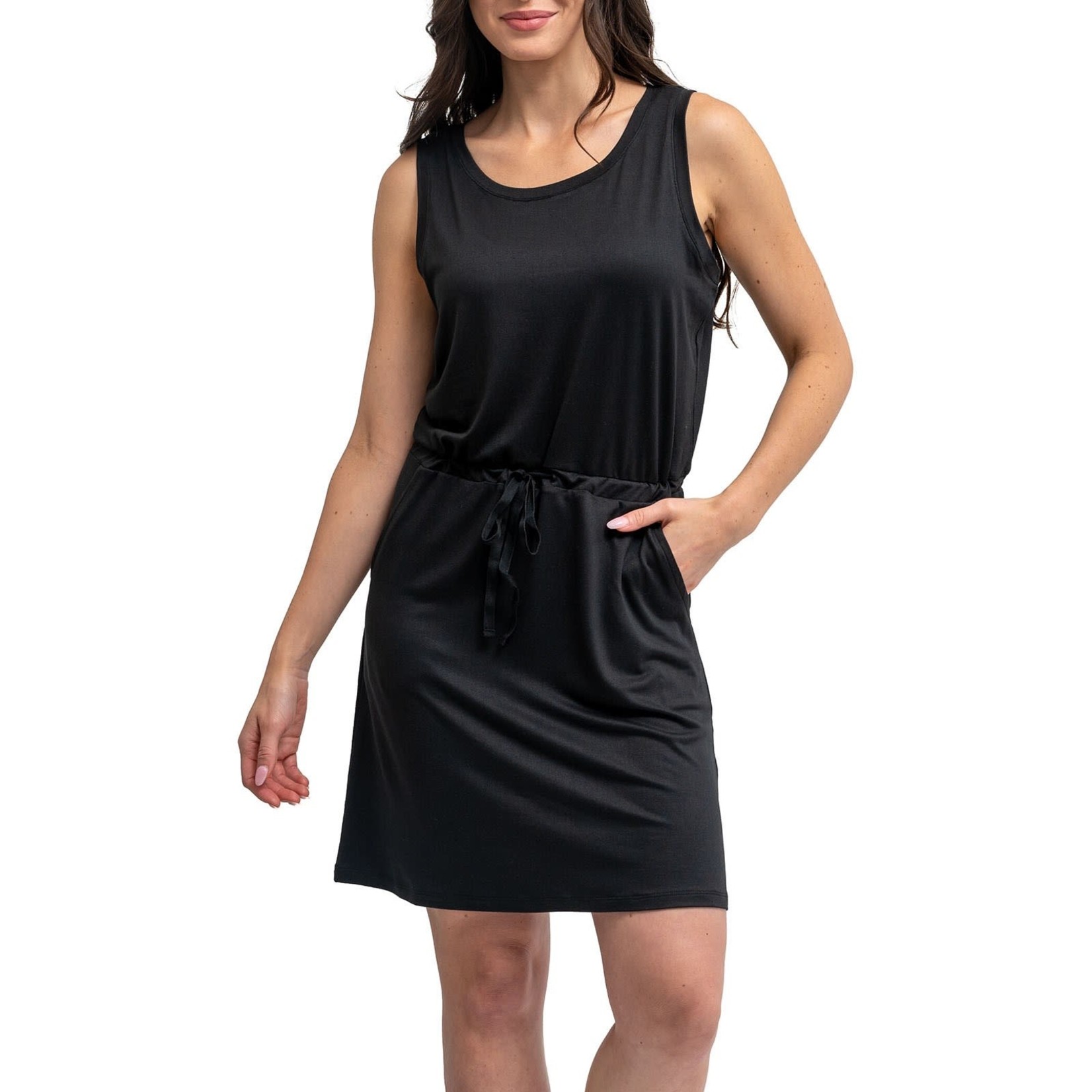 Jack &  Missy Jack & Missy Napa Drawstring Dress Black