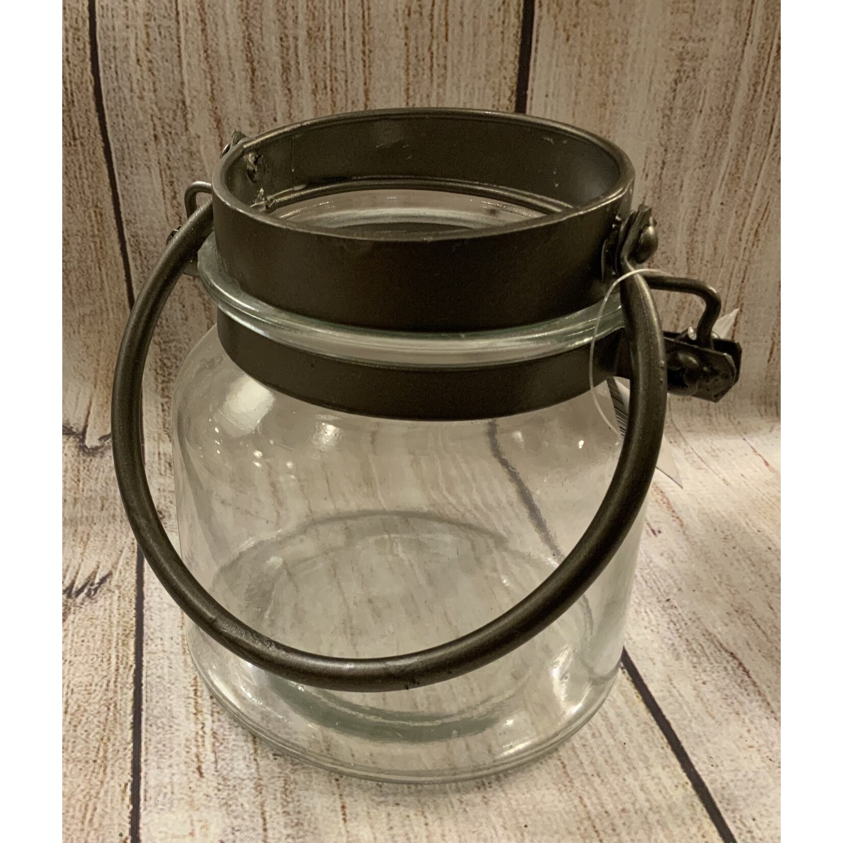 Gerson Glass Jar w/Metal Bale