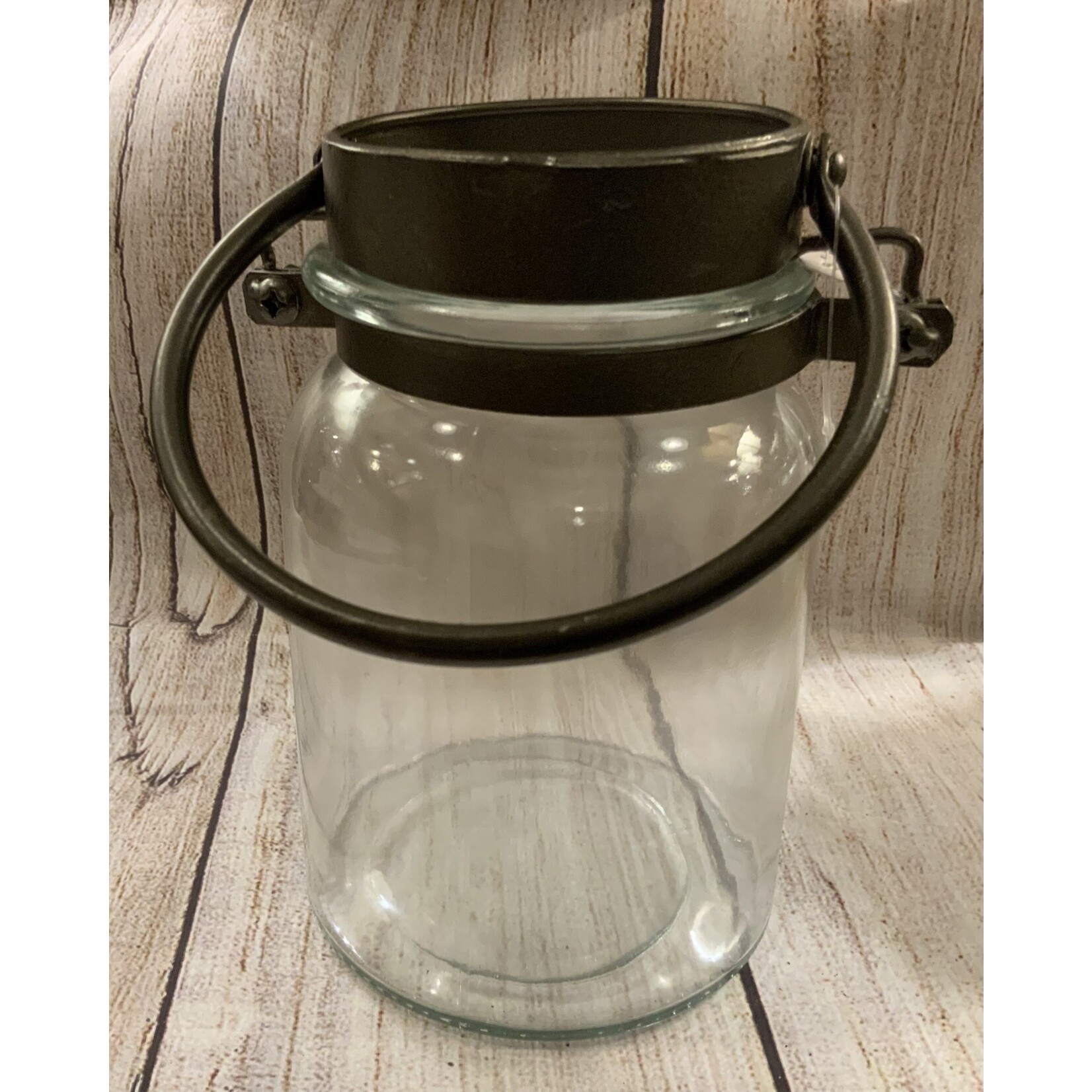 Gerson Glass Jar w/Metal Bale