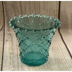 Raz Decorative Teal Glass Votive