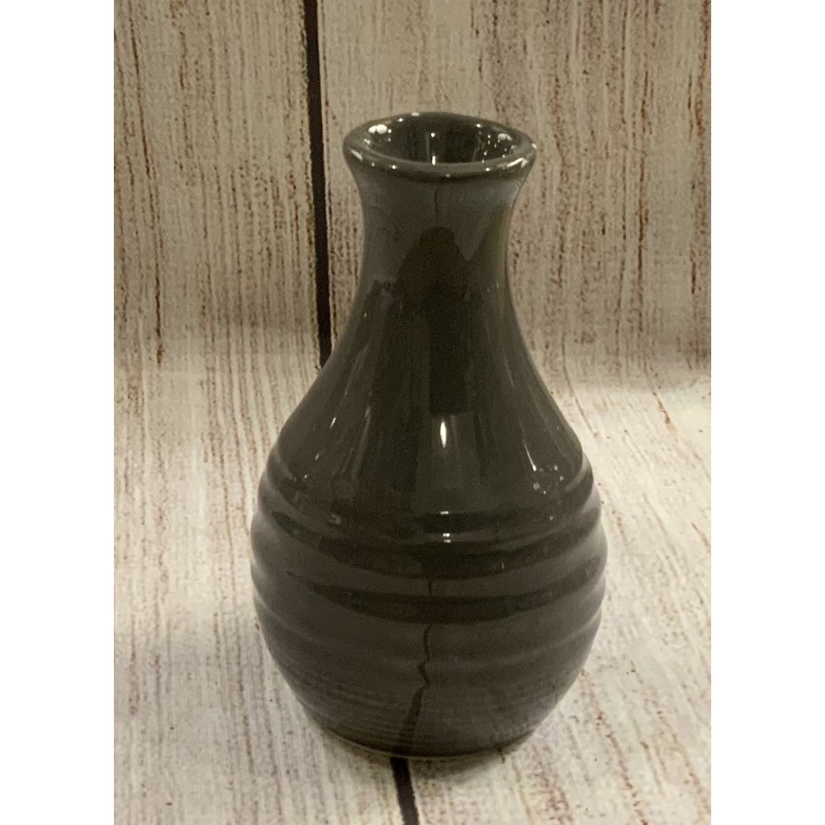 Creative Co-op Stoneware Bud Vase