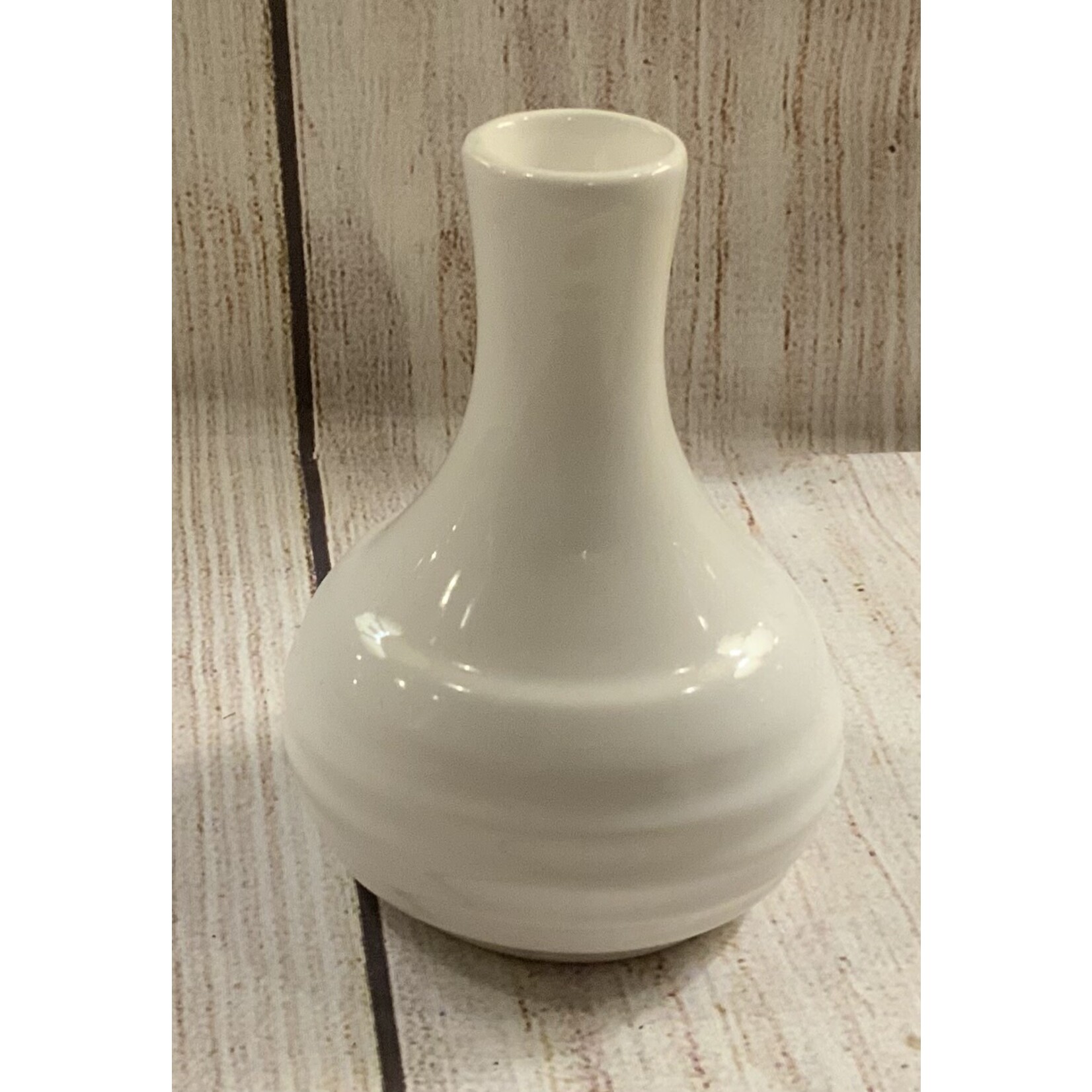 Creative Co-op Stoneware Bud Vase
