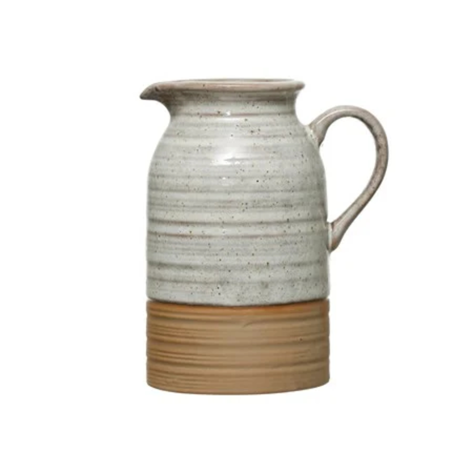 Creative Co-op Reactive Glaze Stoneware Creamer