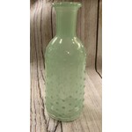 Transpac Glass Hobnail Vase