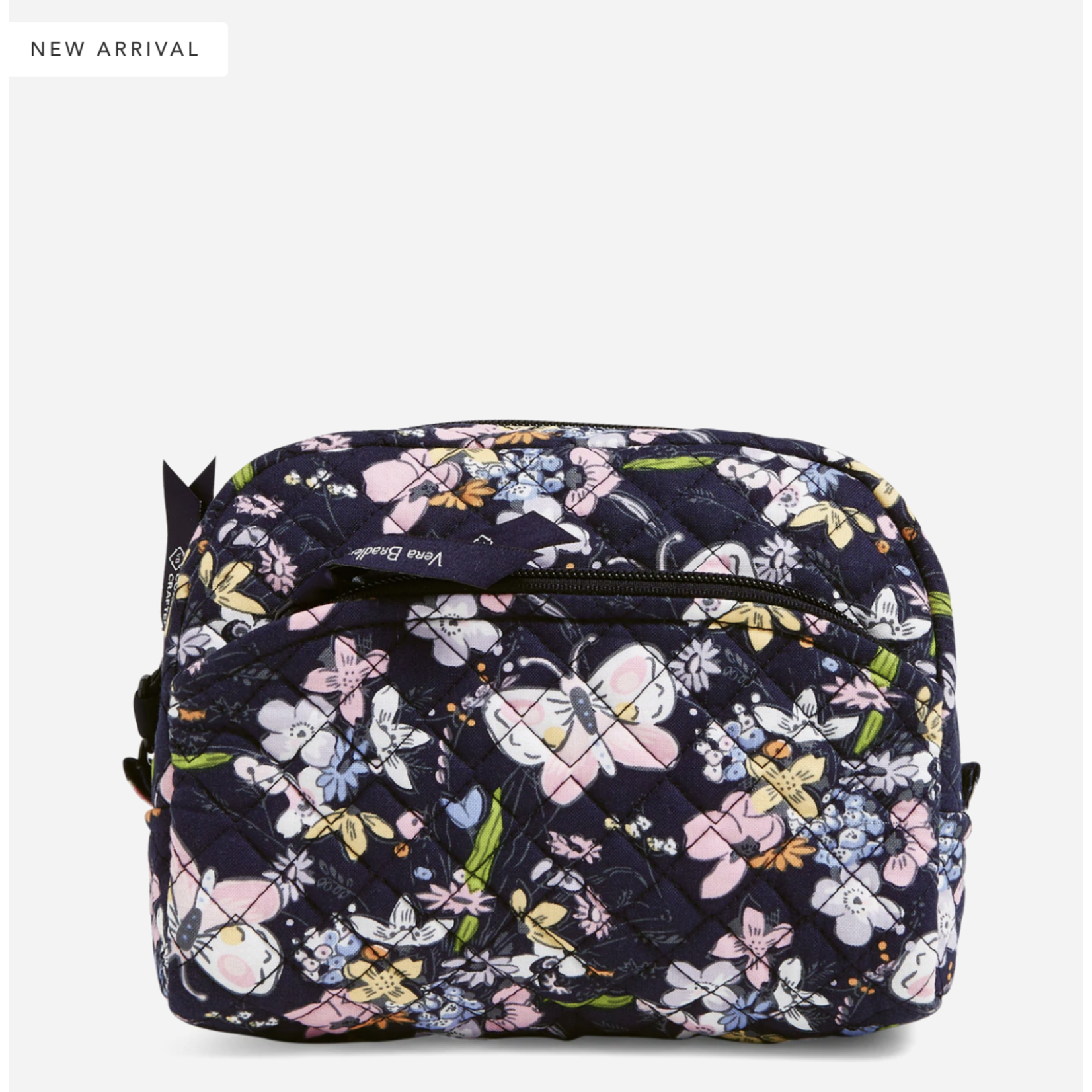 Vera Bradley Vera Bradley Medium Cosmetic in Bloom Boom Navy