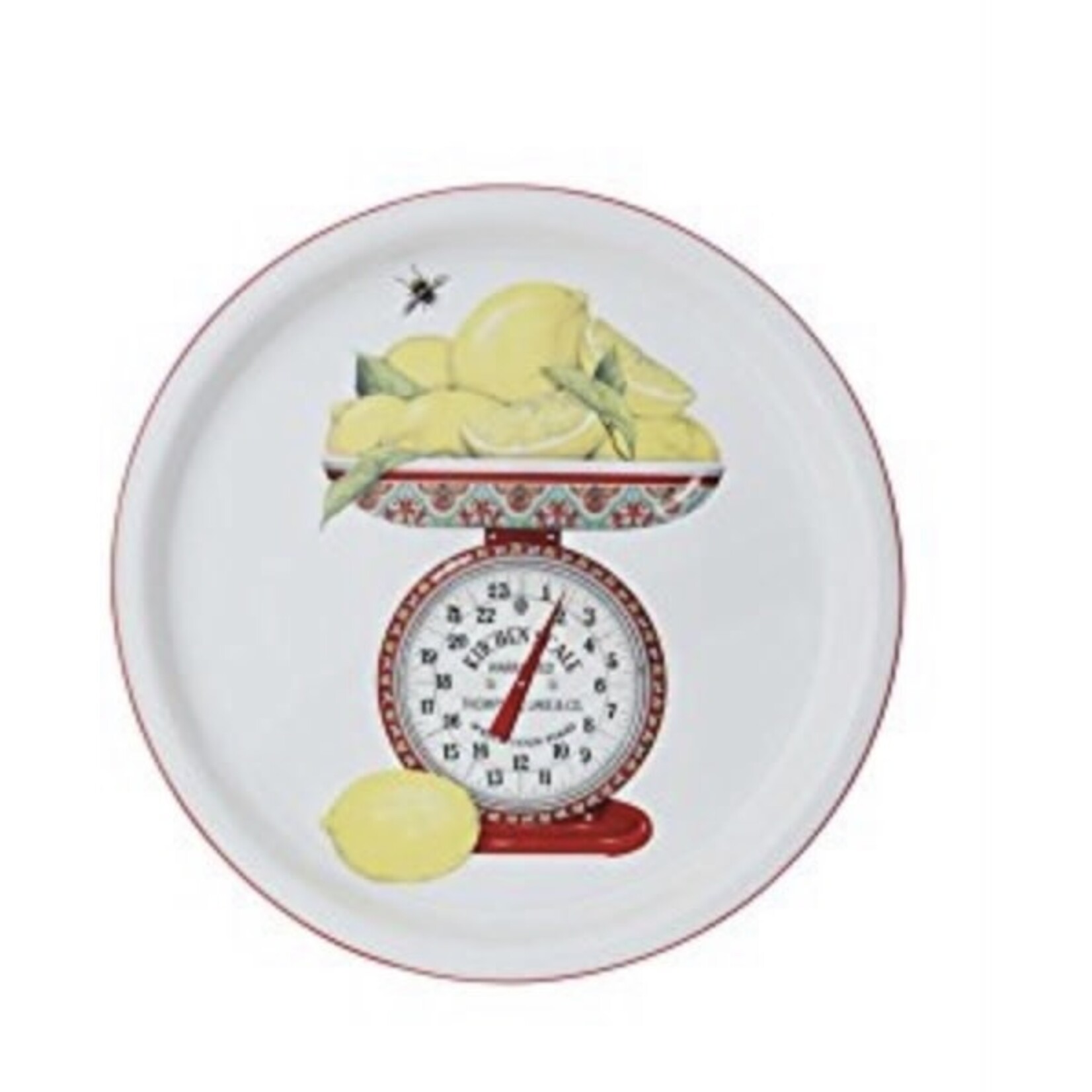 Creative Co-op Stoneware Pie Platter