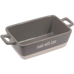 Creative Co-op Made With Love Stoneware Baker