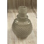 Creative Co-op Distressed Textured Glass Bud Vase