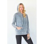 Sew in Love Sew in Love Acid Wash Hoodie