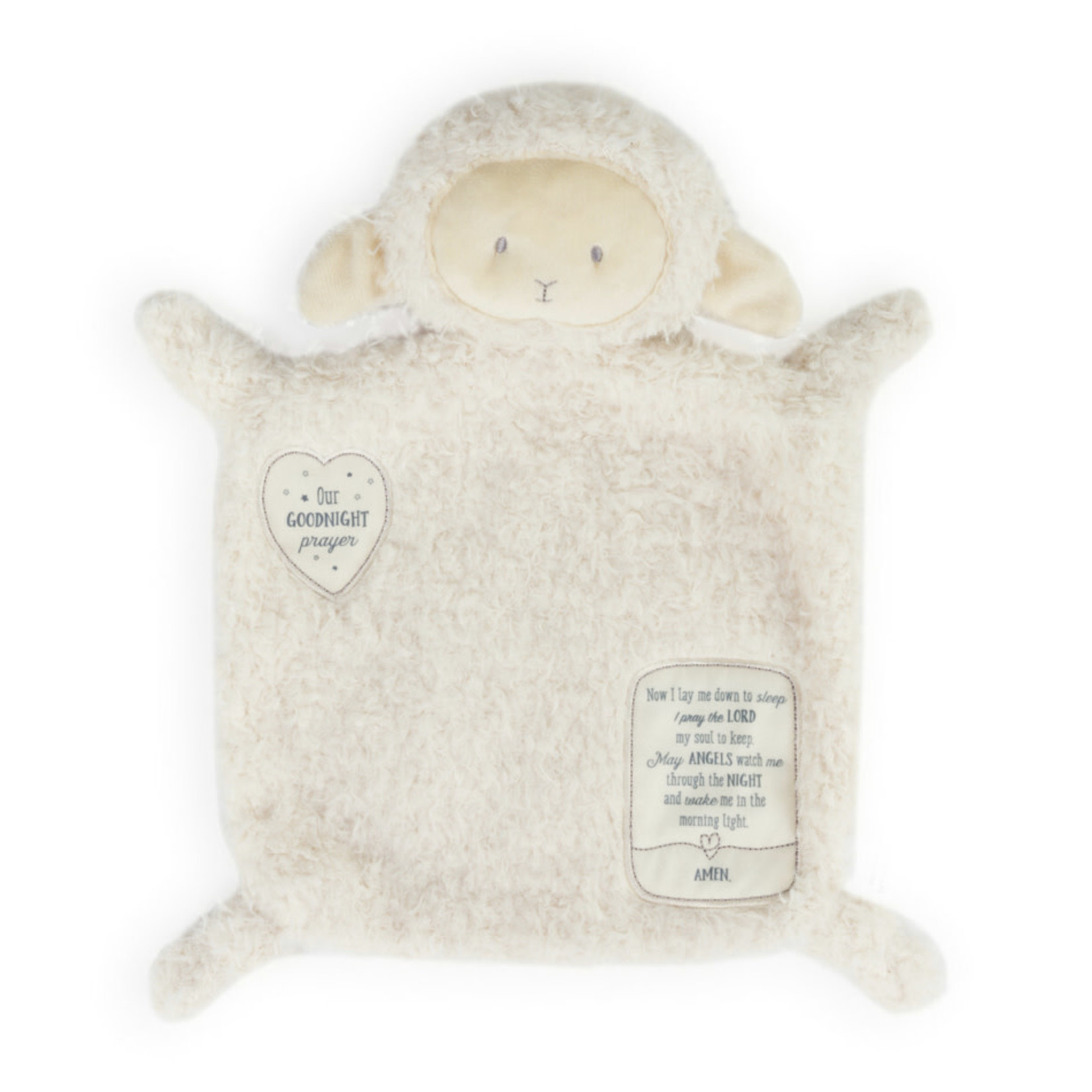 Demdaco Goodnight Prayer Lamb Blankie