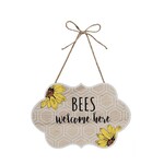 Meravic Wooden Bee Sign