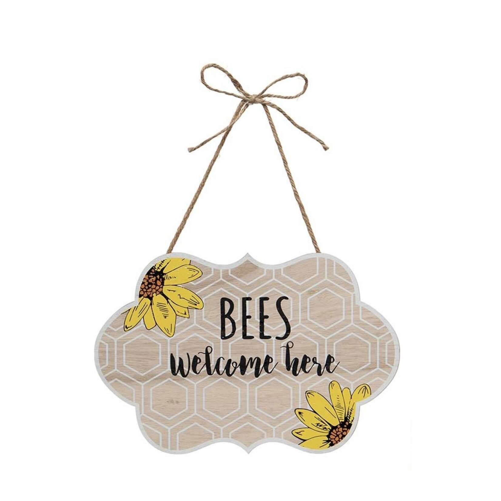 Meravic Wooden Bee Sign