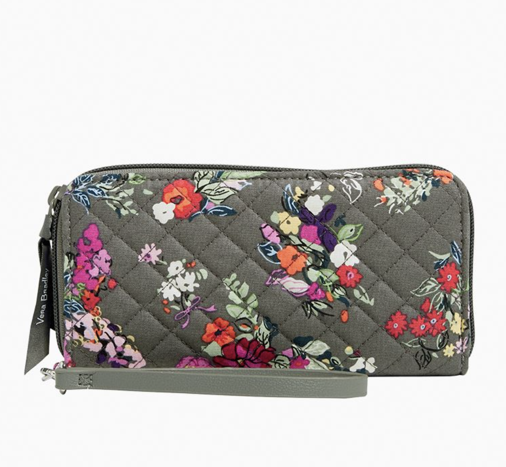 Vera Bradley RFID Accordion Wristlet A Gathering Place