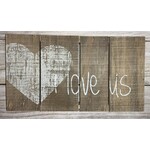 Honey & Me Honey & Me I Love Us Sign