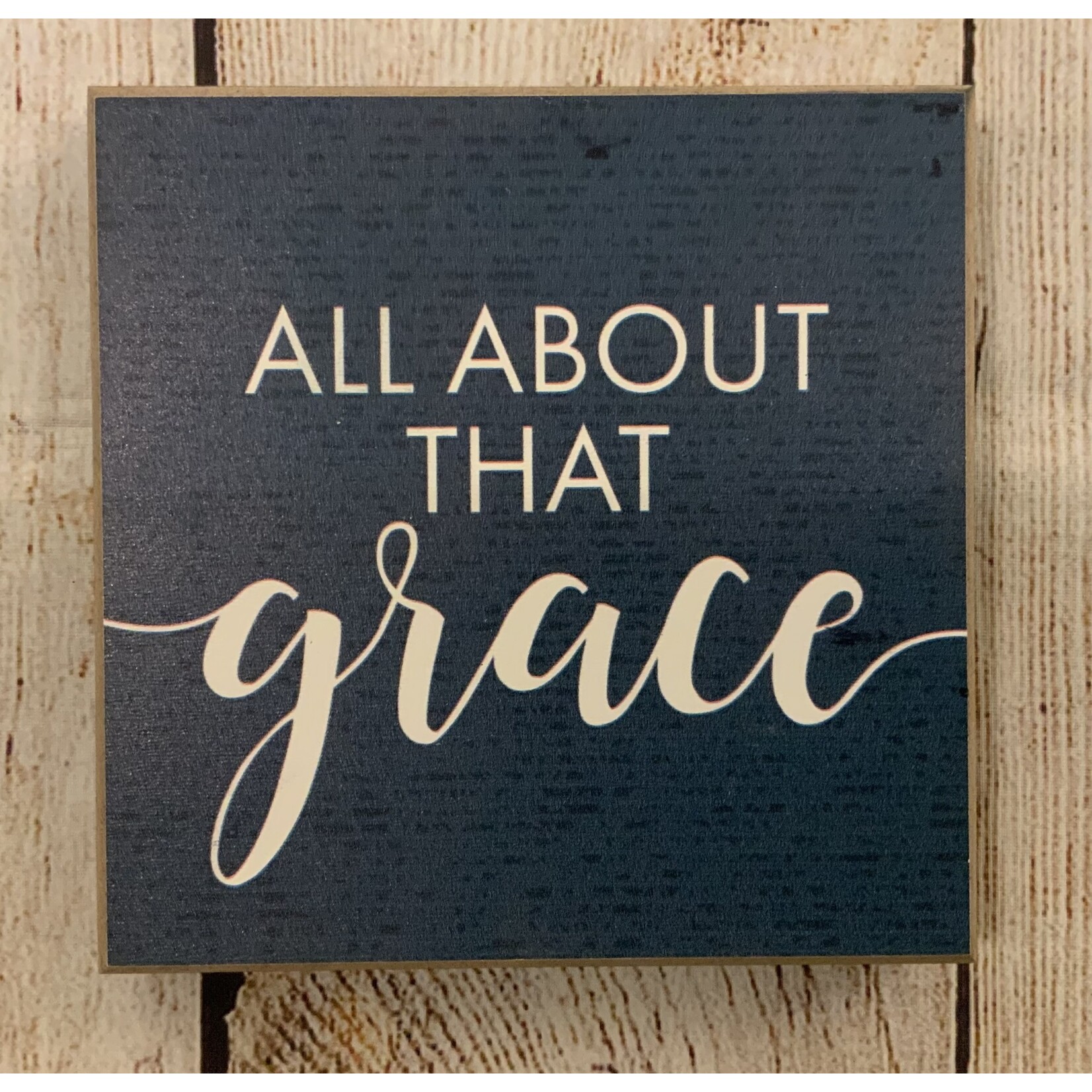AGP All About Grace Sign