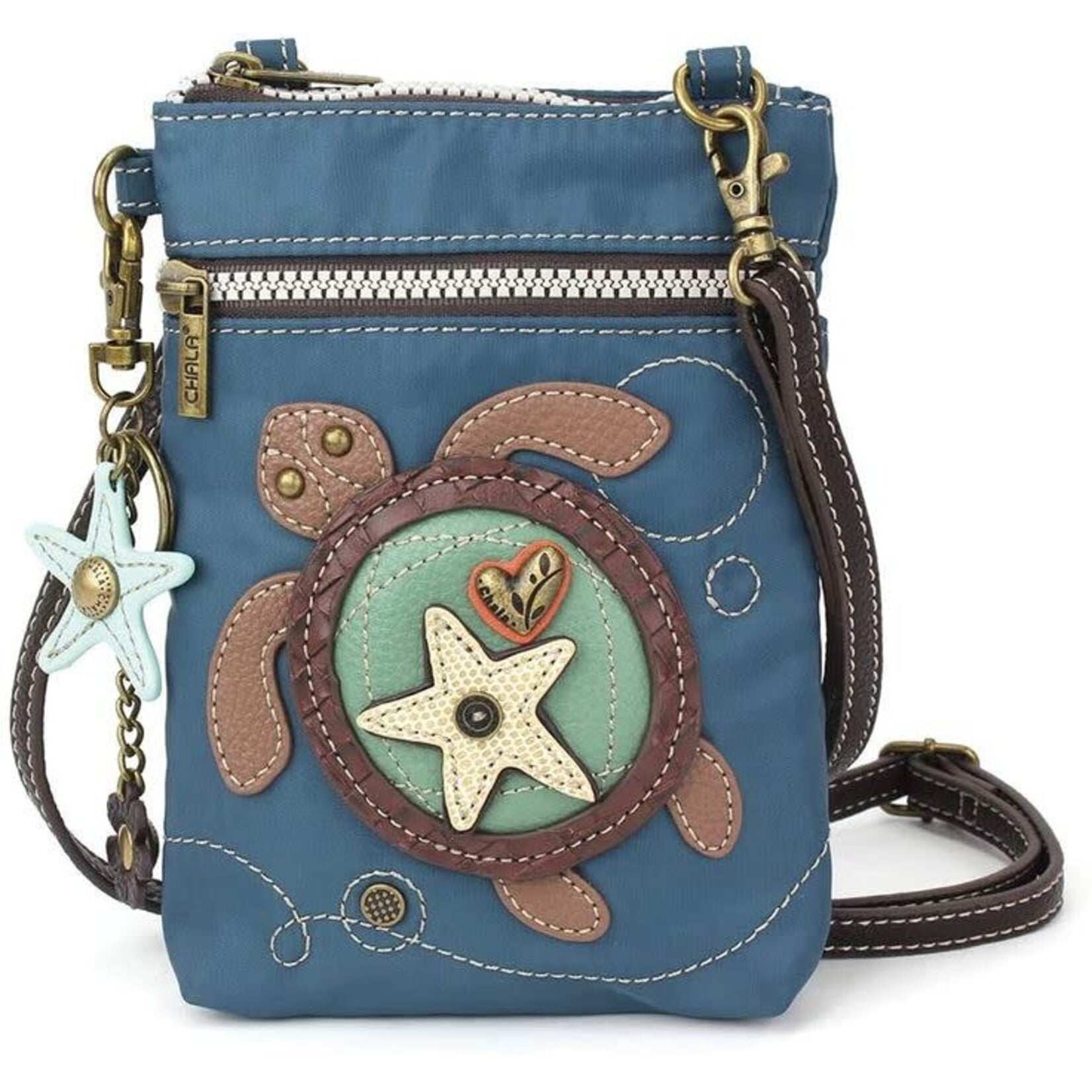 Chala Chala 702 CV-Venture Cellphone Crossbody Turtle