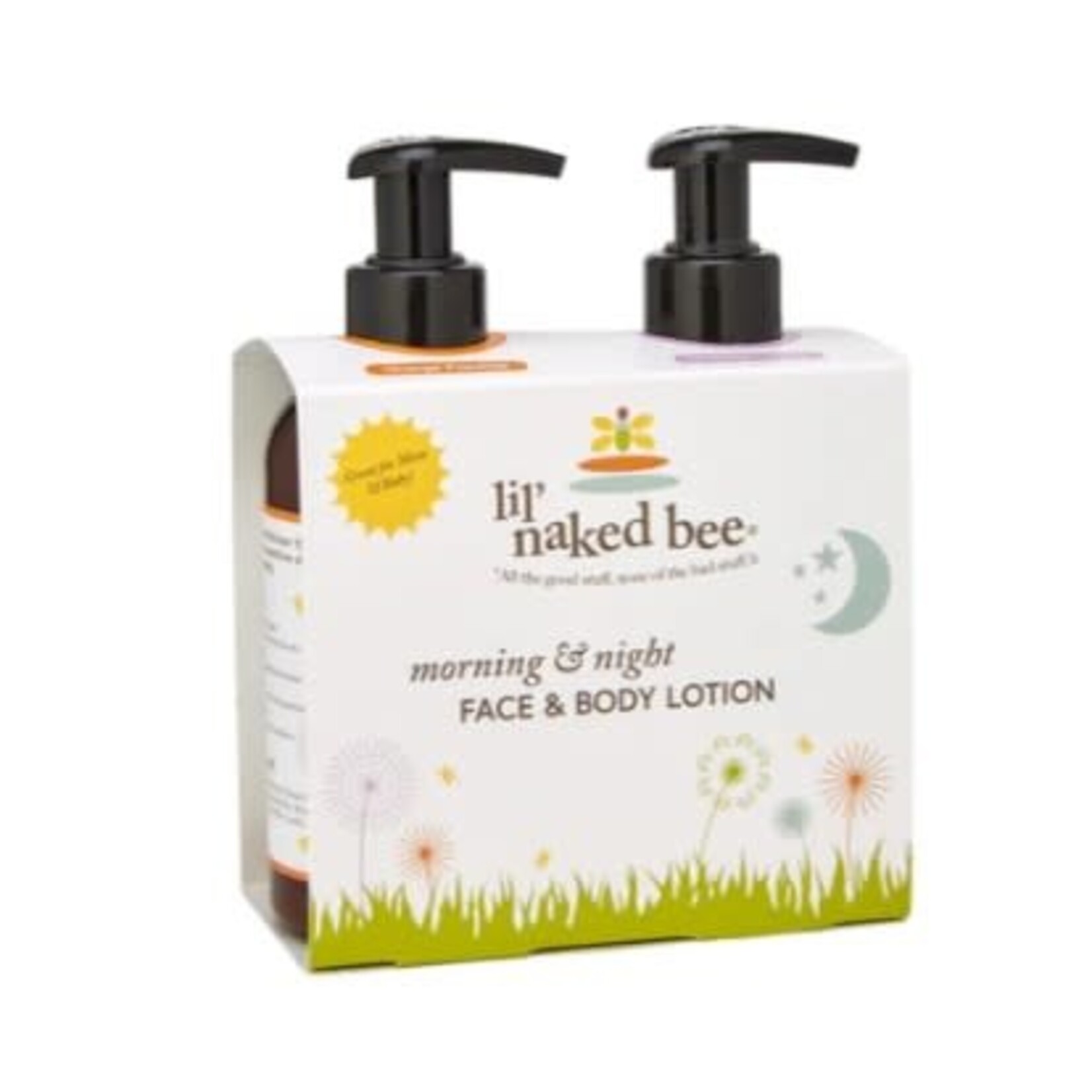 The Naked Bee Lil' Naked Bee Morning & Night Face & Body Lotion