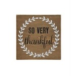 Creative Co-op So Very Thankful Box Sign