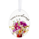 Ganz Thinking of You Always Glass Ornament