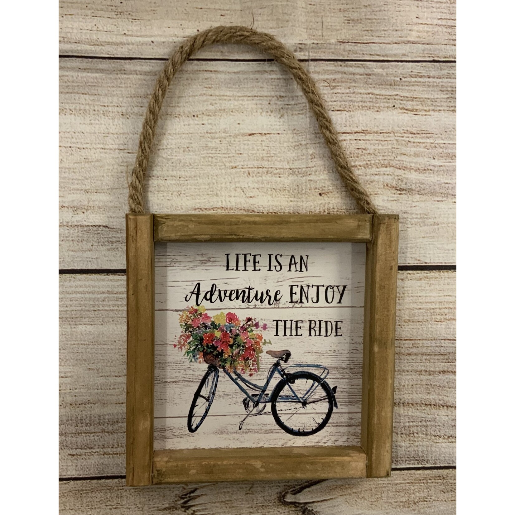 Gerson Bicycle Wood Wall Hanging