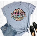 The Way Down South Leopard Rockstar Mama Graphic T-Shirt