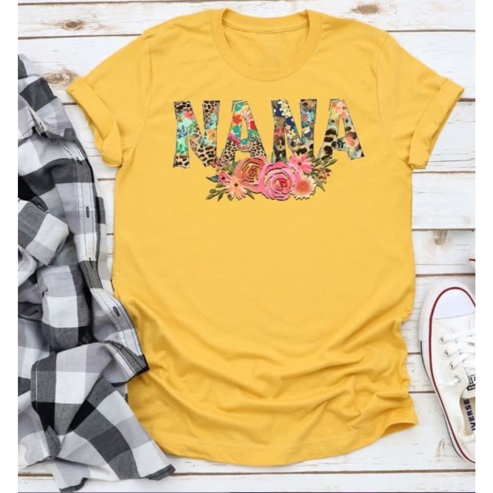 Rebel Rose Rebel Rose Western Floral Nana T-Shirt