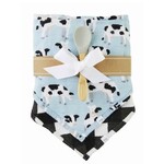 Mudpie Mudpie Cow Muslin Bib Spoon Set