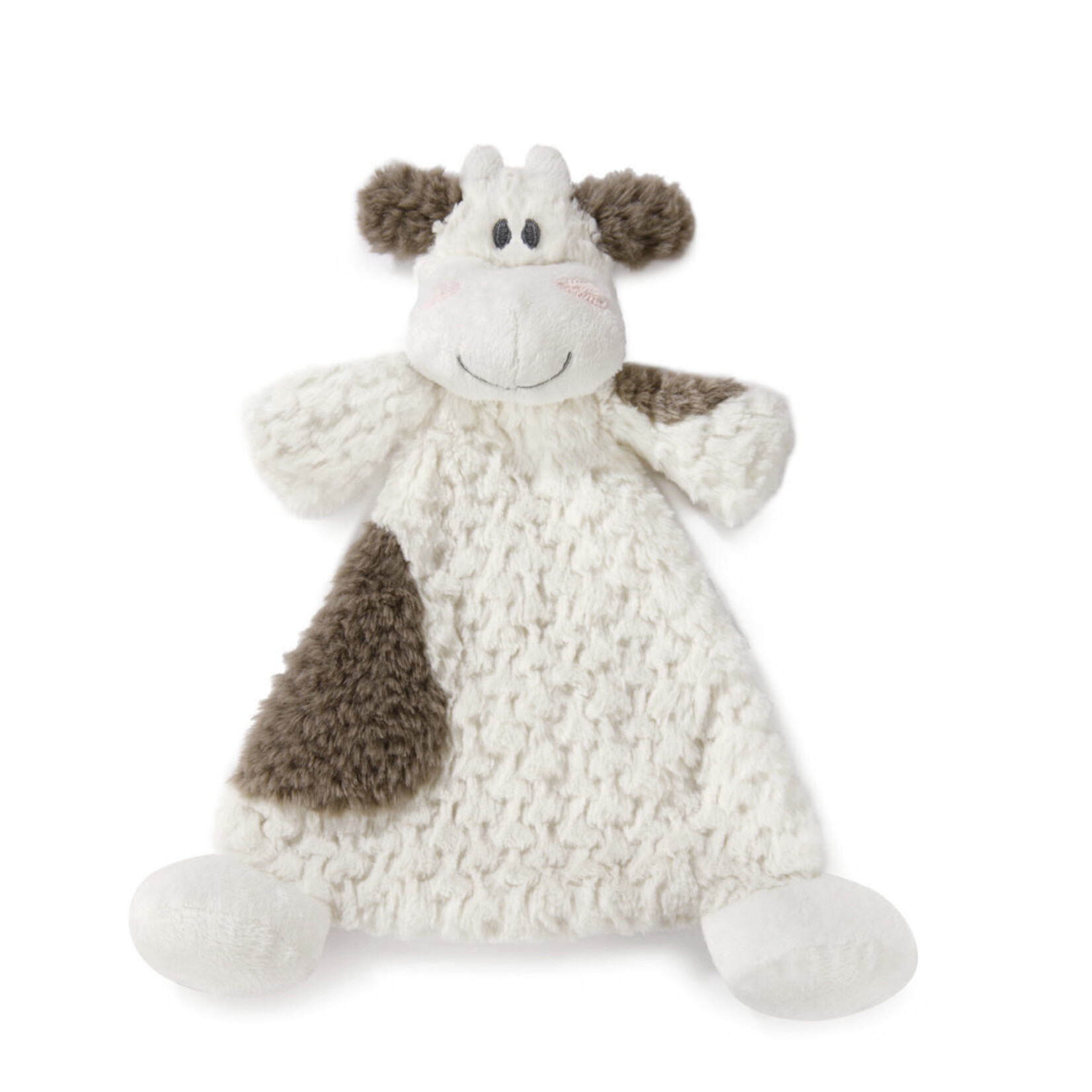 Demdaco Moozer Cow Rattle Blankie