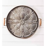 Creative Co-op Metal Embossed Wall Decor