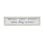 DEI Wash Dry Fold Sign
