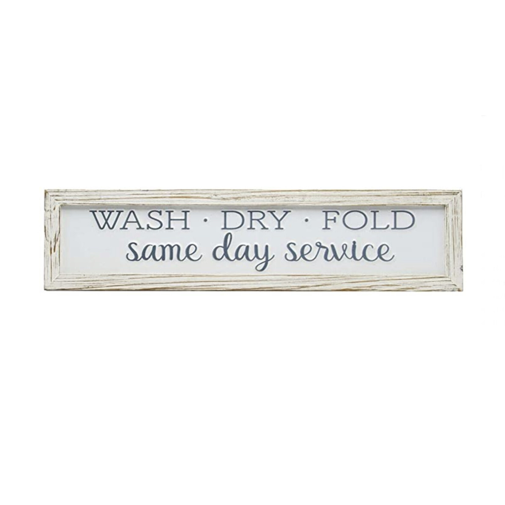 DEI Wash Dry Fold Sign