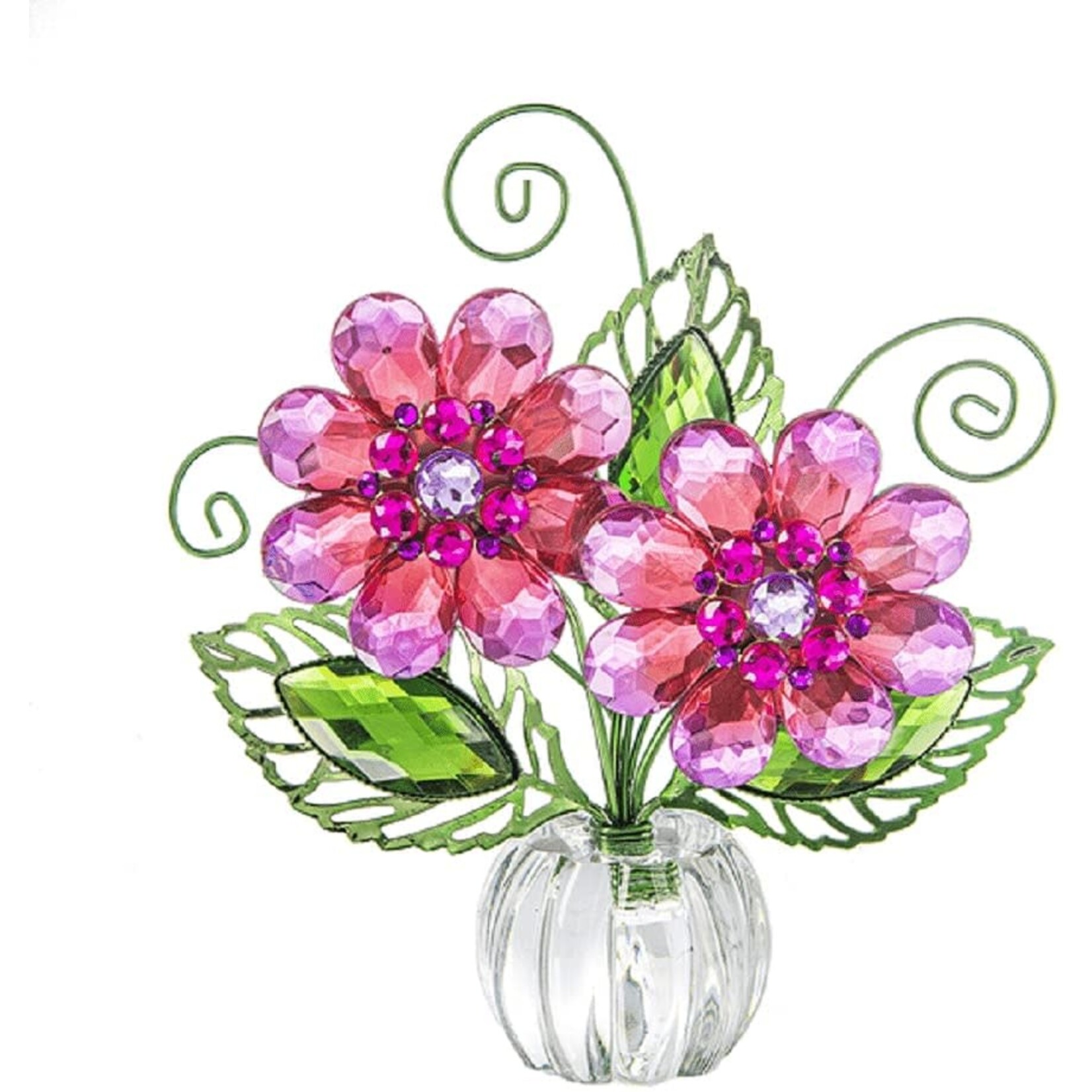 Ganz Two-Tone Daisy Posy Pot ACRY-642