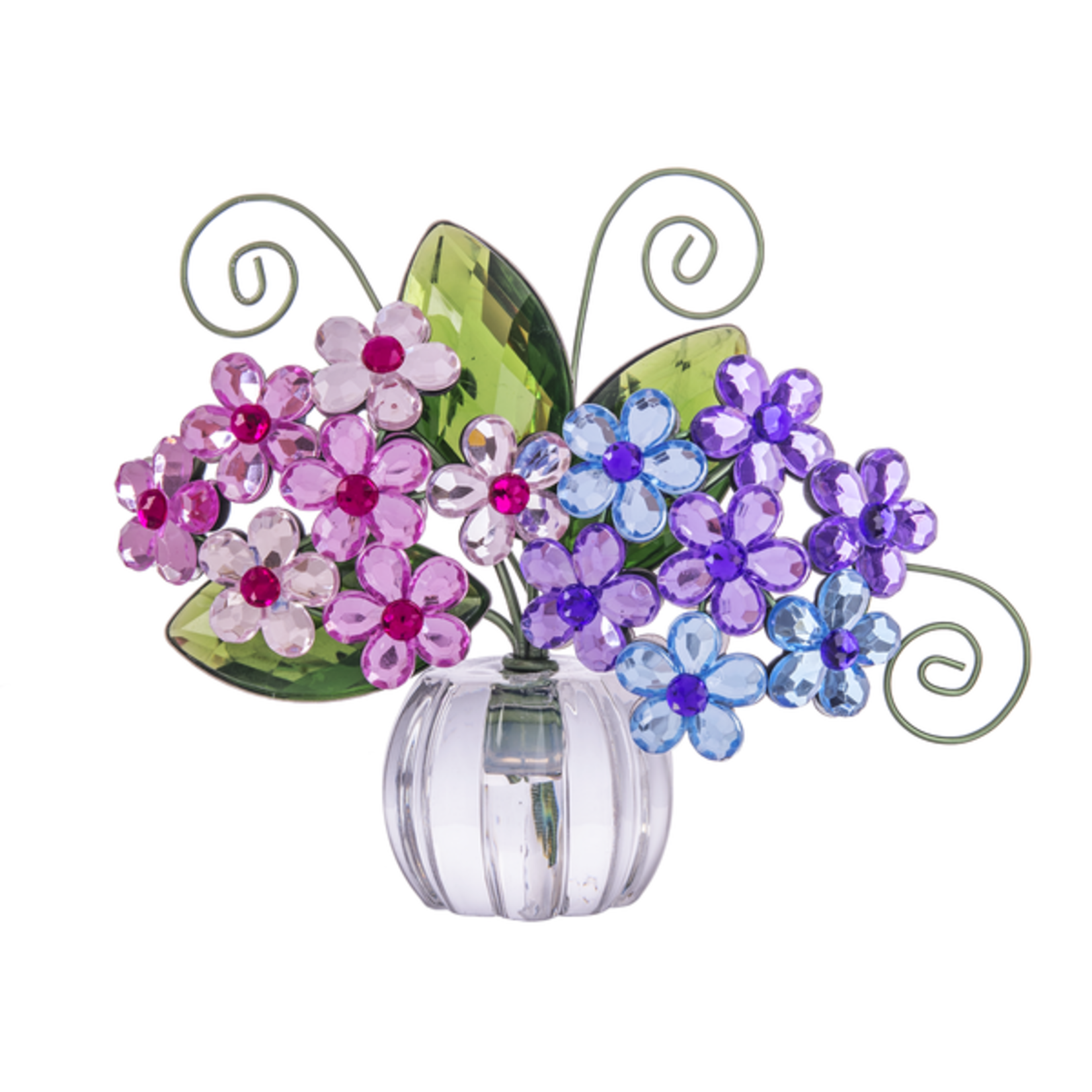 Ganz Acrylic Hydrangea Posy Pot ACRY-325