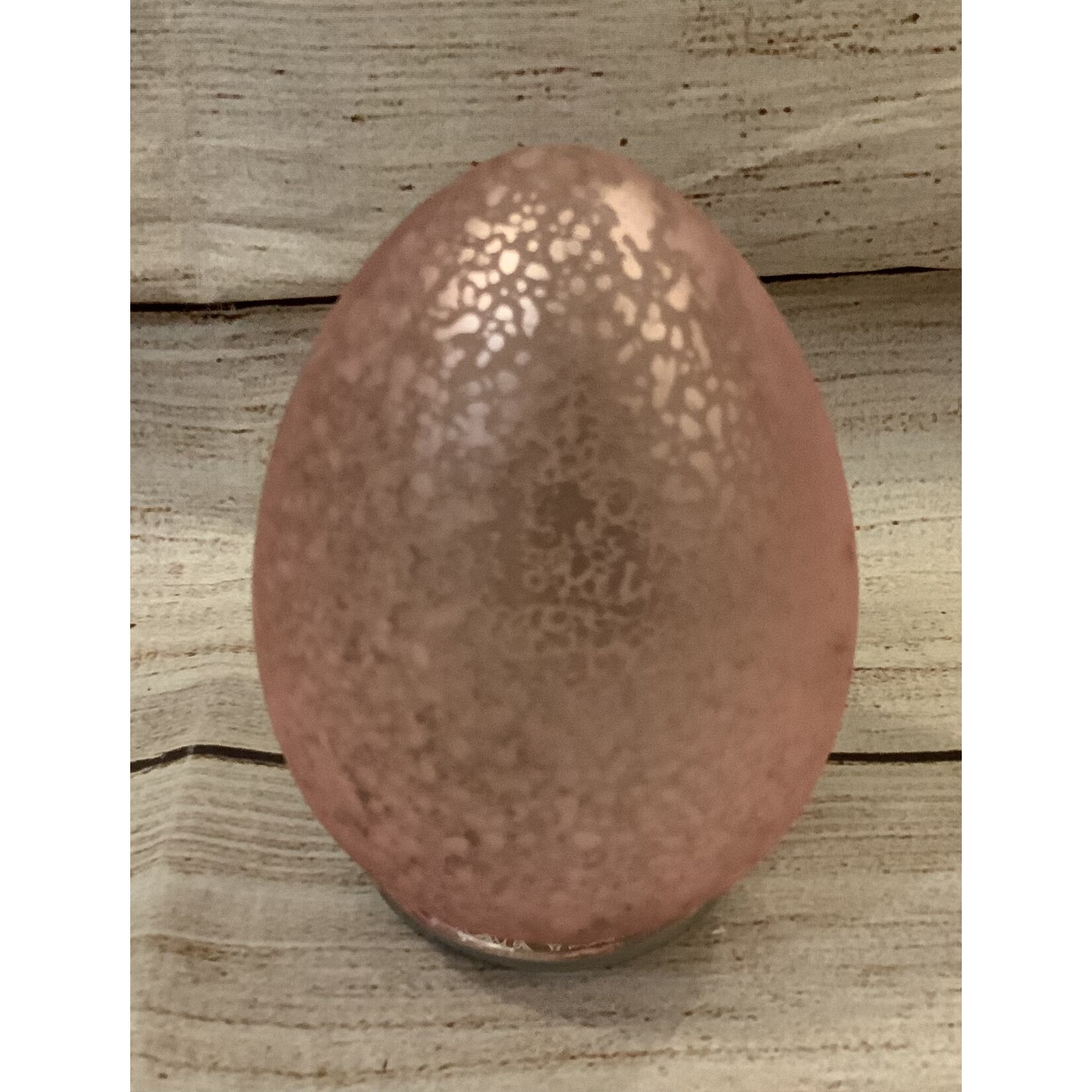 Transpac Lighted Glass Egg
