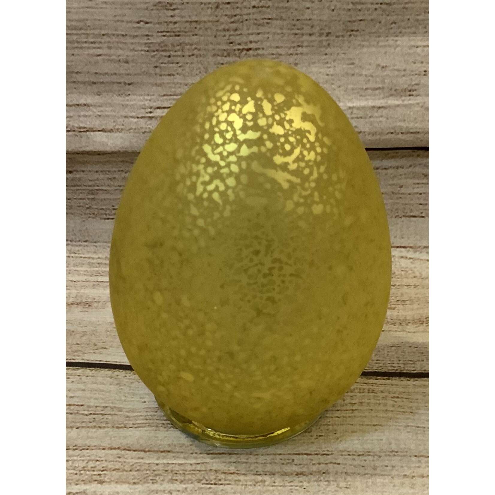 Transpac Lighted Glass Egg