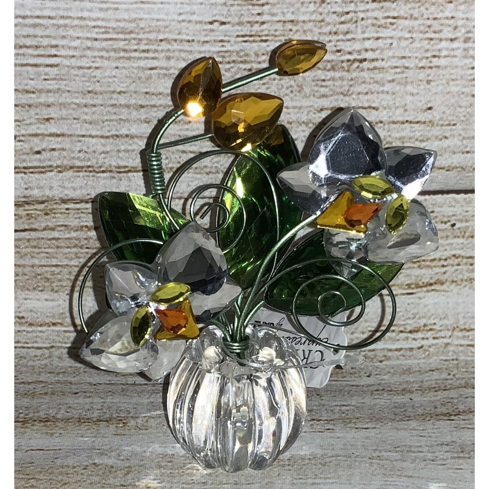 Ganz Acrylic Orchid Posy Pot ACRY-311C