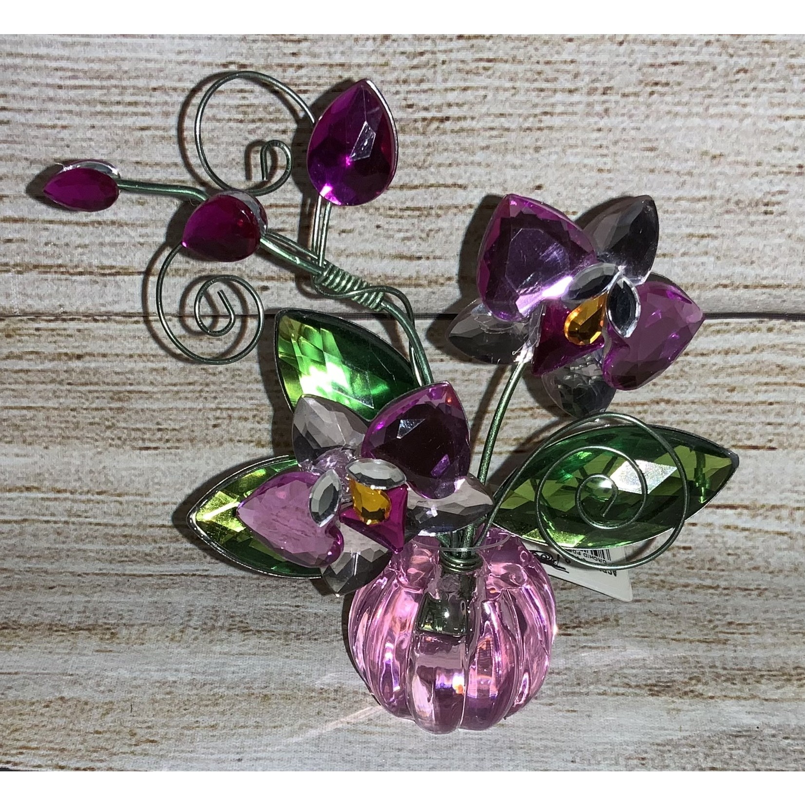 Ganz Acrylic Orchid Posy Pot ACRY-311C