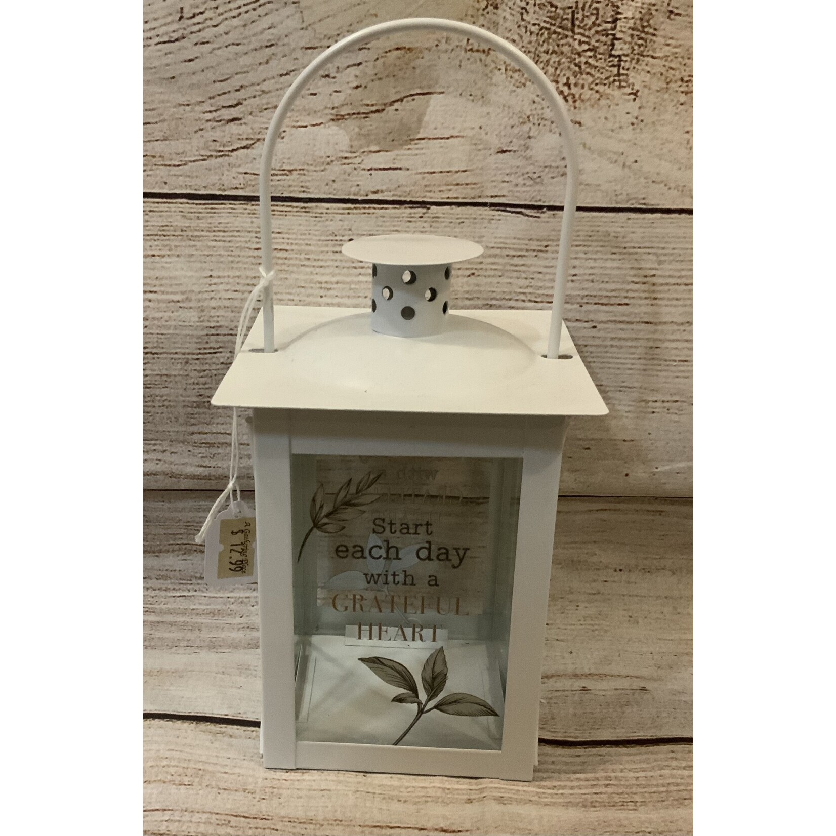 Carson Start Each Day Lantern