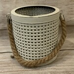Midwest CBK Basketweave Cylinder Lantern